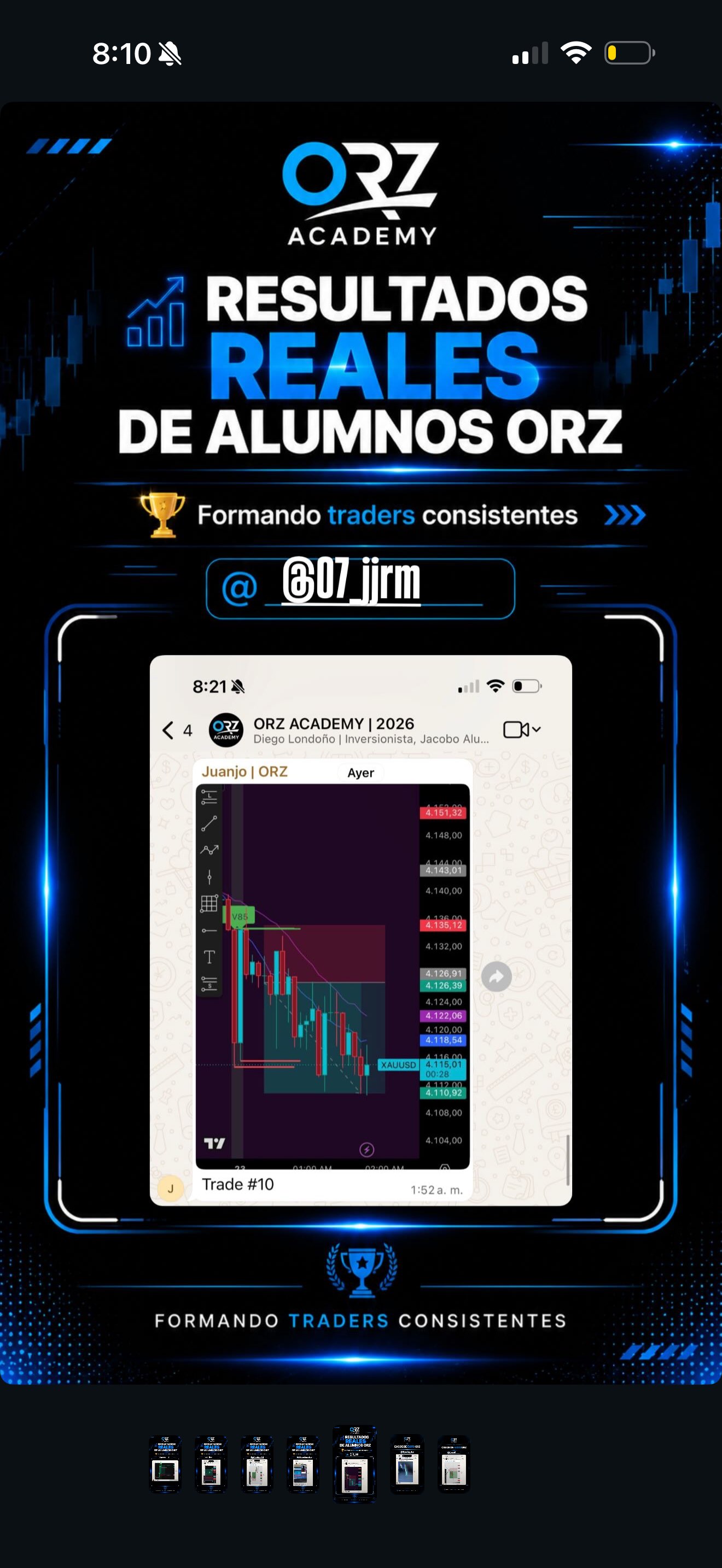 Trade #10 XAU/USD de @07_jjrm