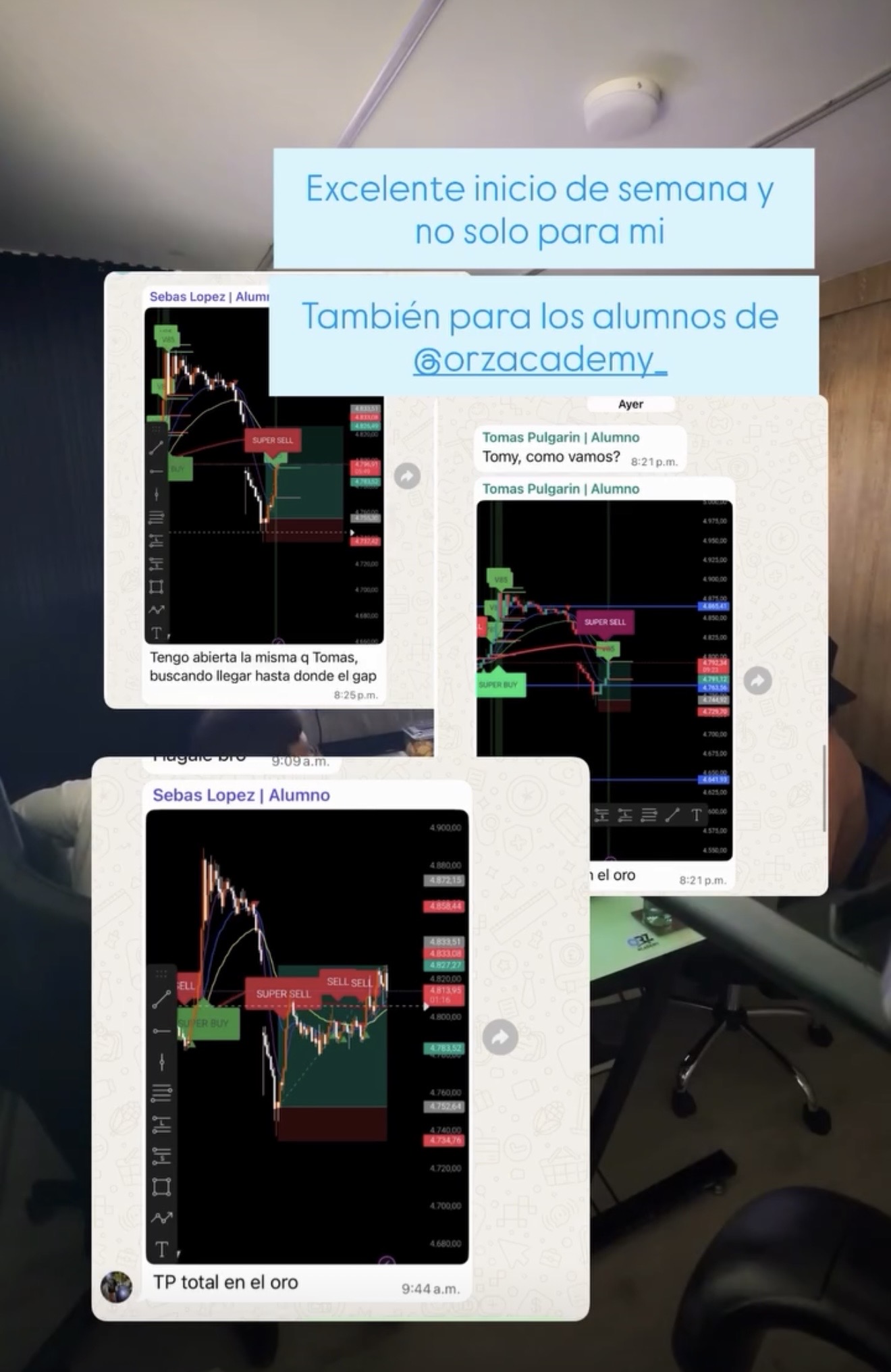 Trade XAUUSD de Juan Jimenes con disciplina ORZ